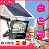 Solar Light ไฟสปอร์ตไลท์ กันน้ำ ไฟ ไฟ led โซล่าเซลล์ ไฟสปอร์ตไลท์โซล่าเซลล์ Lamp Solar Outdoor Lighting