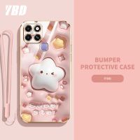 เคสโทรศัพท์ YBD สำหรับ Infinix Smart 6 HD X6511B X6511 X6511E X6512 3D รูปแบบภาพสัตว์และพืชน่ารักป้องกันการเคสตก