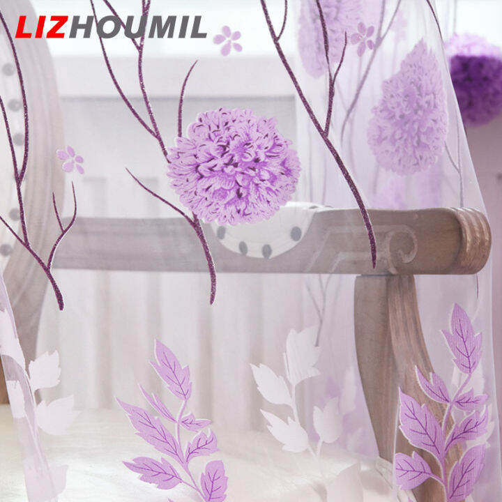 lizhoumil-พิมพ์-tulle-หน้าจอหน้าต่างแบบโปร่งใสระเบียงห้องนอนผ้าม่าน