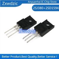 10pair  2SJ380 2SD1594  J380 D1594  TO-220F Common transistors for automobile computer boards WATTY Electronics