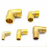 Equal/Reducing 1/8 1/4 3/8 1/2 3/4 1 BSPP M20x1.25 Male Brass Elbow 90 Degree Round Pipe Fitting Connector Reducer