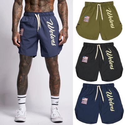 Mens Western Fashion Summer Training Fitness Running Jogging Gym Sports Shorts Beach Pants