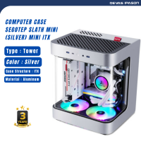 SEGOTEP COMPUTER CASE (เคสสำหรับคอมพิวเตอร์) SLATH MINI (SILVER) MINI ITX รับประกัน 3 ปี โดย Devas IPASON