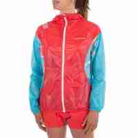 LA SPORTIVA BRIZA WINDBREAKER JKT WOMEN MALIBU BLUE/HIBISCUS