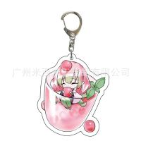 Anime Demon Slayer Keychain Acrylic Kimetsu no Yaiba Blade of Ghost Keychains Key Chain Keyring Jewelry Accessories Gifts New