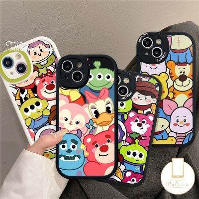 卐№✣ เคสโทรศัพท์มือถือ Tpu นิ่ม ลายการ์ตูนดิสนีย์ โดนัลด์ดั๊ก ทอยสตอเบอร์รี่ หมีน่ารัก สําหรับ IPhone 7Plus XR X 7 8 6 6s 14 13 12 XS 2020