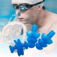 Swimming Supplies Nose Clip Swim Earplugs Suit Anti-Water Equipment Silicone Waterproof Earplug Stuffy Nose Earbuds Accessories Accessories