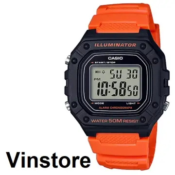 Casio on sale orange strap