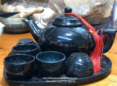 ชุดน้ำชาหยกพม่าแท้ Type A ใช้งานได้จริง