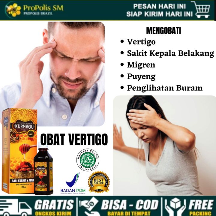 Obat Vertigo Sakit Kepala Berat Kepala Belakang Pusing Migren Puyeng