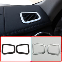 2Pcs For Land Rover Discovery 4 LR4 ABS Silver Dashboard Air Conditioning Vent Frame Cover Trim For Range Rover Sport 2010-2013