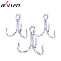 Balleo 5/10PCS Sharp สี่เสริม Triple Anchor Hook TREBLE สามตะขอตกปลา 4X ครั้ง Lure สามส้อมสาม Claw Hook-hexinge