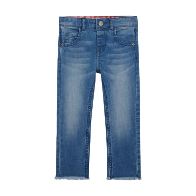 กางเกงยีนส์สกินนี่เด็กผู้หญิง Mothercare fray-hem skinny jeans YB647