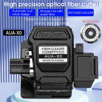 ☫ 2021 new AUA X0 High precision fiber cleaver with waste fiber box fiber optic cable cutter fiber fusion splicer cutter