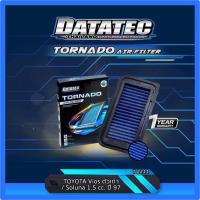 กรองอากาศผ้า Datatec Tornado รุ่น Toyota Vios ตัวเก่า / Soluna 1.5 cc ปี 97 แผ่นกรองอากาศ ไส้กรองอากาศ กรองอากาศรถยนต์ สามารถล้างนำกลับมาใช้ใหม่ได้