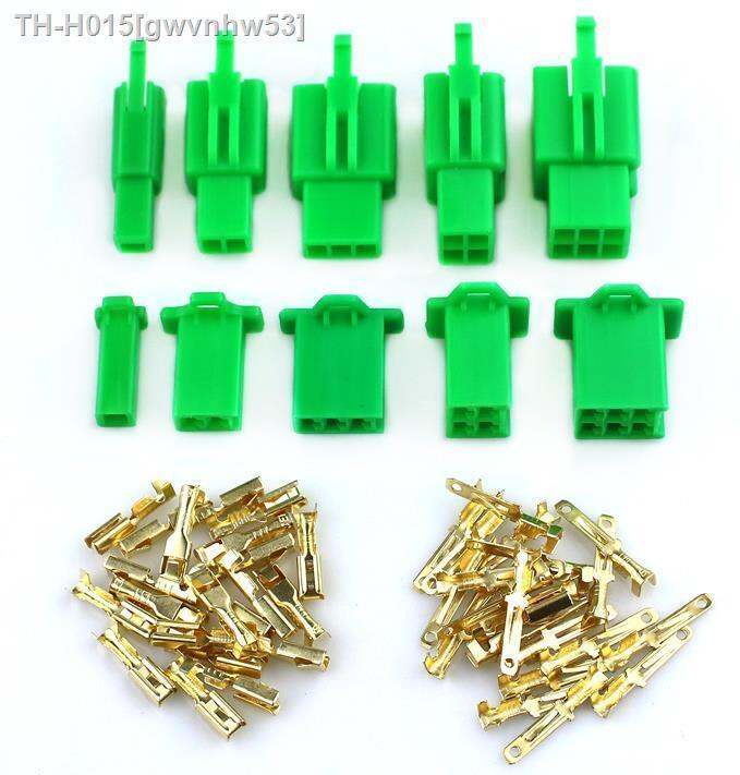 Green 28mm 23469 Pin Automotive 28 Electrical Wire Connector Male Female Cable Terminal 6954