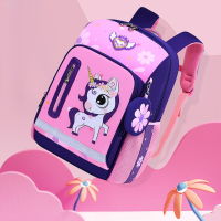 New Sweet Girls Backpack for Boys Dinosaur Unicorn School Anime Backpack Waterproof Orthopedic Kids Bags Mochila Grade 1-3