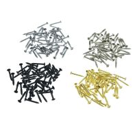 KAISH Pack of 50 Guitar Humbucker Pickup Ring Mounting Screws Pickup Frame Surround Screws for LP/Les Paul SG 4 Colors