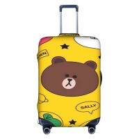 Rilakkuma ผ้าคลุมกระเป๋าเดินทางหนา70.5ซม. * 94.5ซม.,กระเป๋าถือเดินทางกันฝุ่นอุปกรณ์ป้องกันฝาครอบฝากันน้ำ