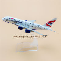 เครื่องบินแอร์บริทิชขนาด16ซม. A380แอร์บัสแบบ380โมเดล Pesawat