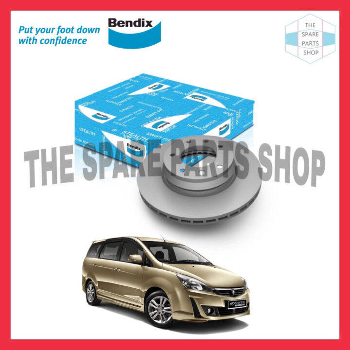 PROTON EXORA BOLD TURBO FRONT BRAKE DISC ROTOR BENDIX (BR9507) 1 SET