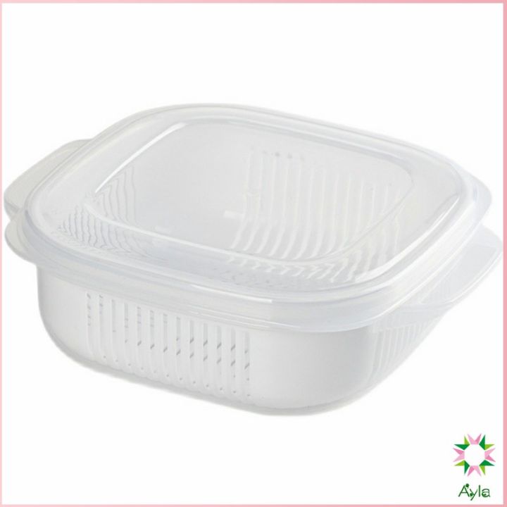 ayla-กล่องถนอมอาหารผักและผลไม้-กล่องเก็บข้าว-กล่องเก็บของในครัว-แช่แข็ง-แช่เย็น