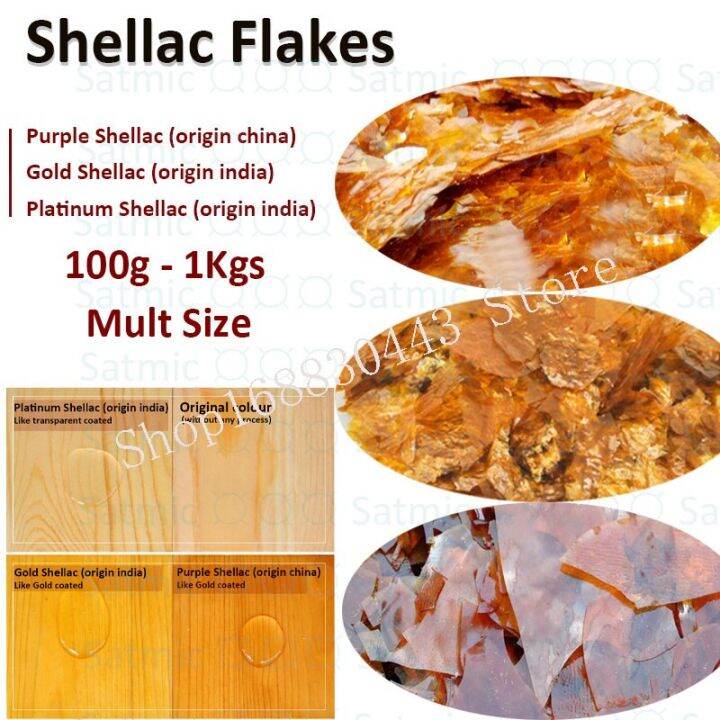 Natural Shellac Flakes For Wooden Repair Polish Furniture Polishing Origin Indian Shellac