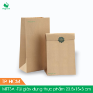 MFT3A - 23.5x15x8 cm - 50 Túi đựng thực phẩm - Túi đựng đồ ăn