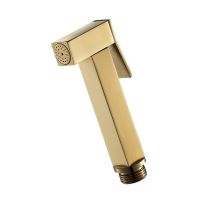 【YP】 Luxury square Handheld Shower head shower nozzle Suitable for bathroom and toiletGoldBlackChrome