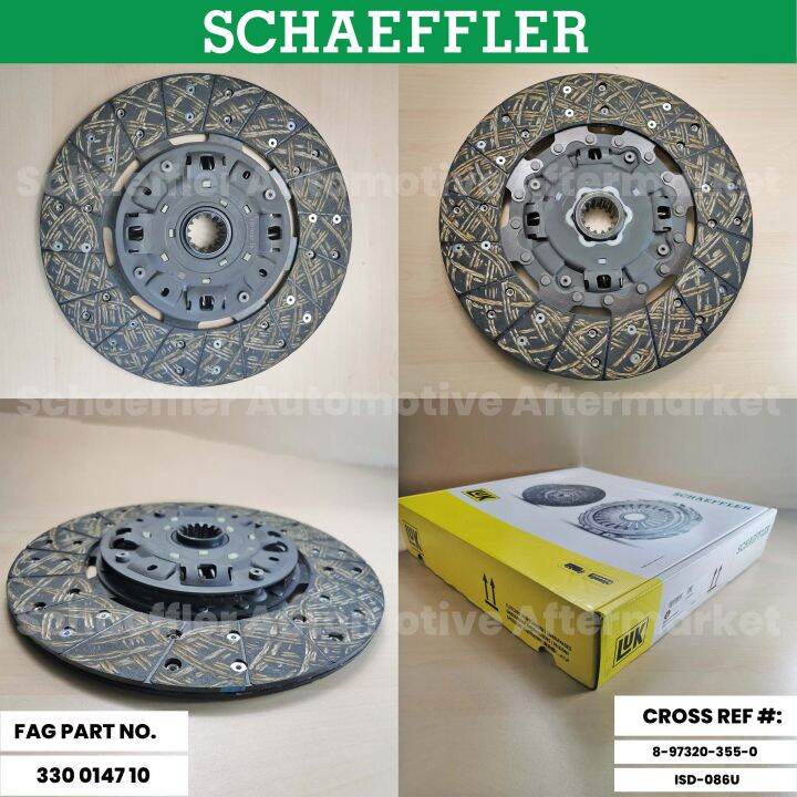 LuK Clutch Disc 330 0147 10 for ELF NQR70 / NQR71 / NPR66 / NKR66 4HF1