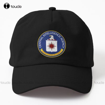 Cia - Central Intelligence Agency Dad Hat Custom Hats For Men Hip Hop Trucker Hats Street Skateboard Cotton Denim Caps Harajuku