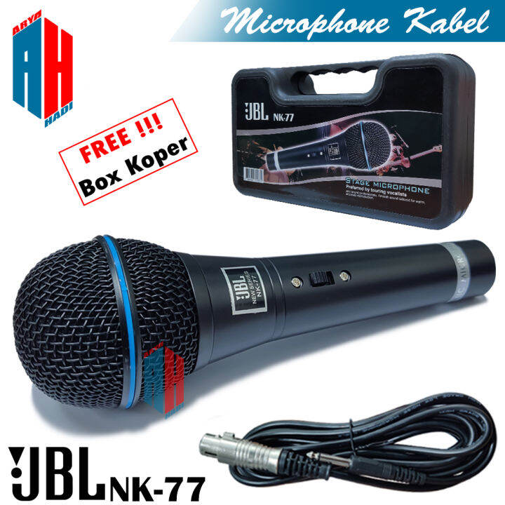 Mic Kabel JBL NK77 Microphone Genggam Dynamic Mik Vocal Karaoke