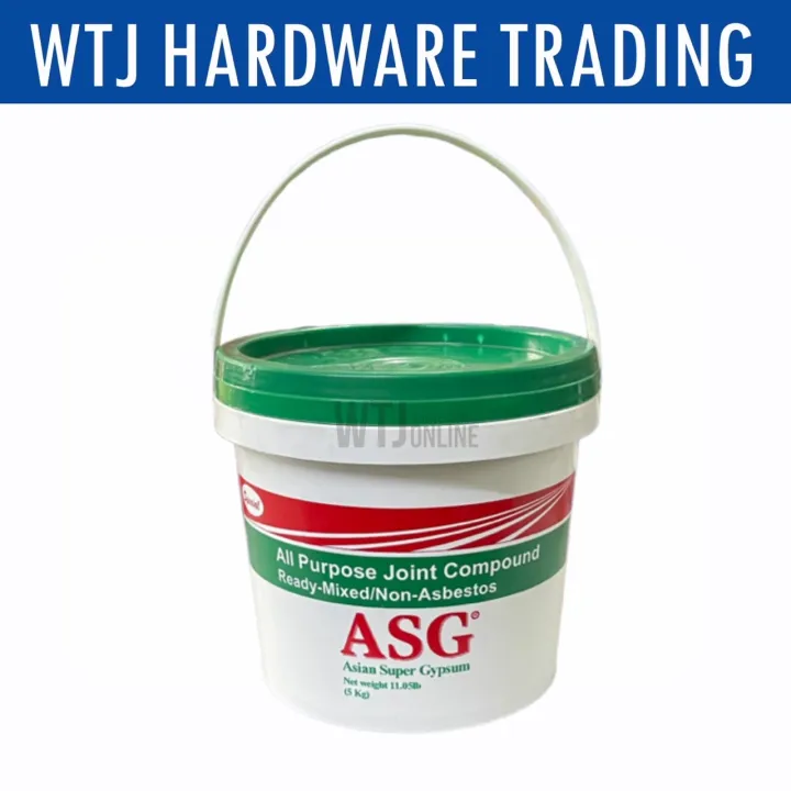 ASG Plaster Joint Compound (Ready-Mix) 5kg | Lazada