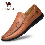 Giày Lười Camel Thời Trang Cho Nam Giày Đế Bằng Thoáng Khí Thủ Công Thường