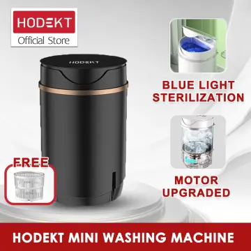 Small Washer Machine Portable Mini Washing Machine Blue Light 4.5L