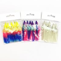 【hot】✘♝℡ 5pcs Rubber Squid Skirts 7cm Artificial Bait Soft Fishing Lures Tuna Sailfish Baits Colors