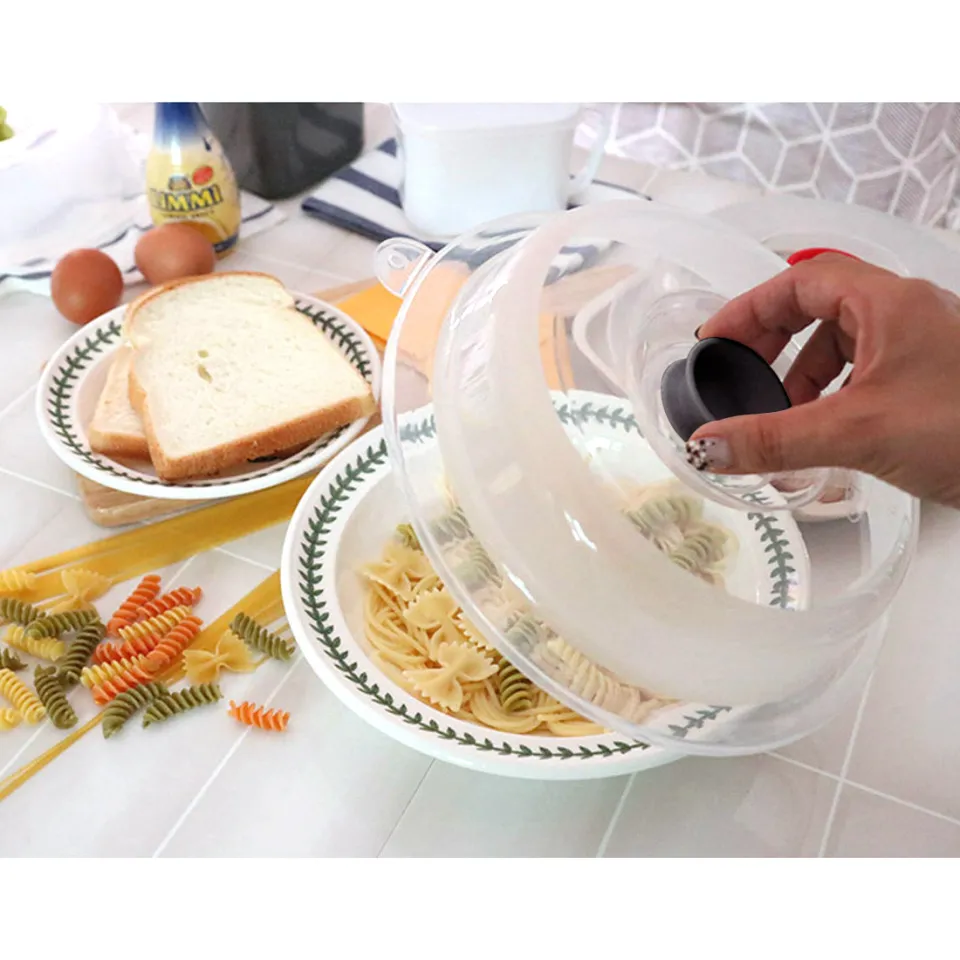 Microwave Splatter Cover Microwave Cover for Food Small Microwave Plate Food Cover with Steam Vents,6.7 Inch,BPA Free and Dishwasher Safe, Size: 6.7 x