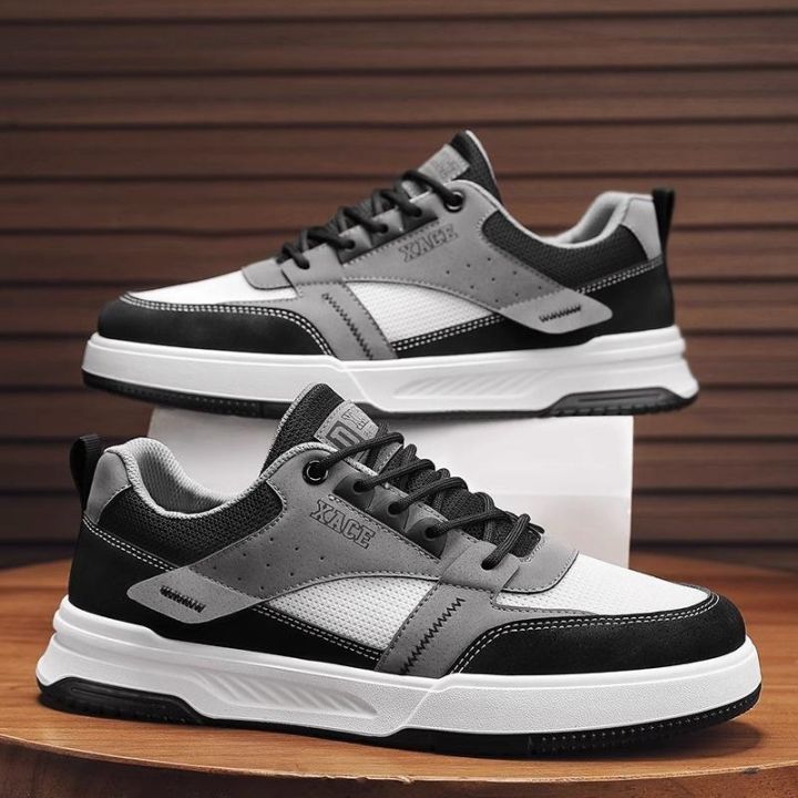 canvas-shoes-mens-autumn-2023-new-breathable-work-sports-and-leisure-mens-shoes-black-trendy-all-match-sneakers