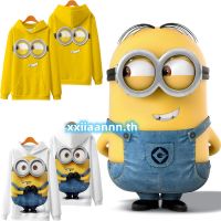 New Anime Minions Hoodie Japanese Mens Fashion Womens Loose 3D Printing Sweater Unisex Casual Long Sleeve Hooded Jacket Top Cosplay