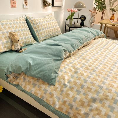 High-quality Home Pure Cotton Bedding Set 100 Cotton Skin-friendly Queen Duvet Cover Set with Sheets Comforter Cover Pillowcase