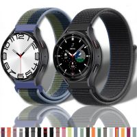 Original ▫⊕ Tali nilon untuk jam tangan Samsung Galaxy 6 4 5 Pro Gear S3 Amazfit GTR 3/4 baru mudah untuk disesuaikan gelang jam untuk JAM Huawei GT 2/3 Pro