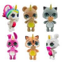 Lanyitoys New 6 Cute styles poopsie squishy unicornio slime soft toys squish poopsie squishy unicorn 3.5inch squishy cat
