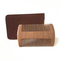 【CW】 Beard Comb Sandalwood With  amp; Coarse Teeth - Anti-Static Everyday Carry