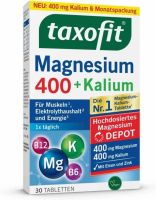 German taxofit high content 400mg magnesium potassium supplement tablets potassium citrate element iron zinc vitamin B6 B12