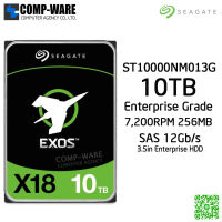 Seagate Exos X18 10TB 7200RPM 256MB SAS 12Gb/s 512E/4KN 3.5-Inch Enterprise Class Internal Drive ST10000NM013G - 5Y Warranty