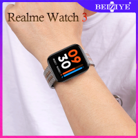 สายโลหะ Realme Watch 3 ร์ทวอทช์ สายรัดสแตนเลสของ realme watch 3 สร้อยข้อมือสายรัดข้