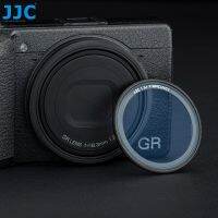 JJC S + L39ที่กรองรังสียูวีบางเฉียบสำหรับกล้อง Ricoh GR Series ที่กรองรังสียูวีป้องกันเลนส์แบบเคลือบหลายชั้นสำหรับ Ricoh GR IIx GR III GR II GR II GR3x GR2 GR3ตัวกรองเครื่องวัดมีจอแสดงผลที่ถอดออกได้