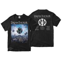 เสื้อยืดพรีเมี่ยมเสื้อยืด พิมพ์ลายภาพยนตร์ร็อคแอนด์โรล dream theater THE ASTONISHING WORLD TOUR พรีเมี่ยม