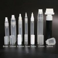 Creative Plastic Empty Pen Rod 5mm 6.5mm 8mm 10mm 30mm Barrels Tube for Graffiti Pens Liquid Chalk Markers Paint Pen AccessoriesHighlighters  Markers