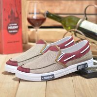 New 2023 Summer Men Canvas Shoes Espadrilles Breathable Casual Shoes Men Loafers Comfortable Ultralight Lazy Boat Shoes